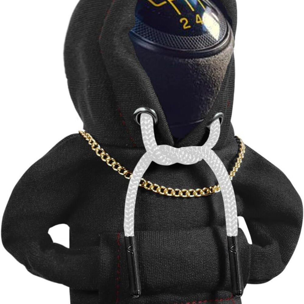 Car Gear Shift Hoodie, Funny Mini Hoodie Car Decor, Winter Warm Universal Fit Sh